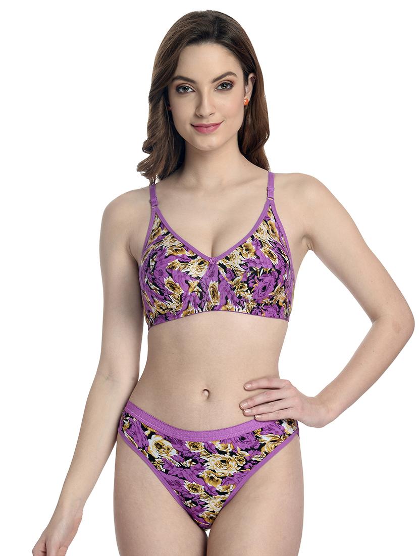 set of 3 floral bras and panty set - 18317478 - Zoom Image - 2