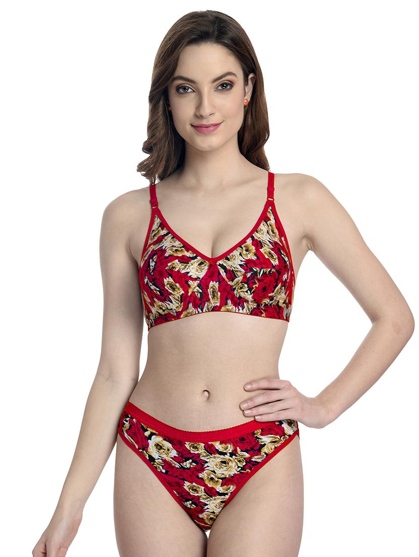 set of 3 floral bras and panty set - 18317478 - Zoom Image - 8