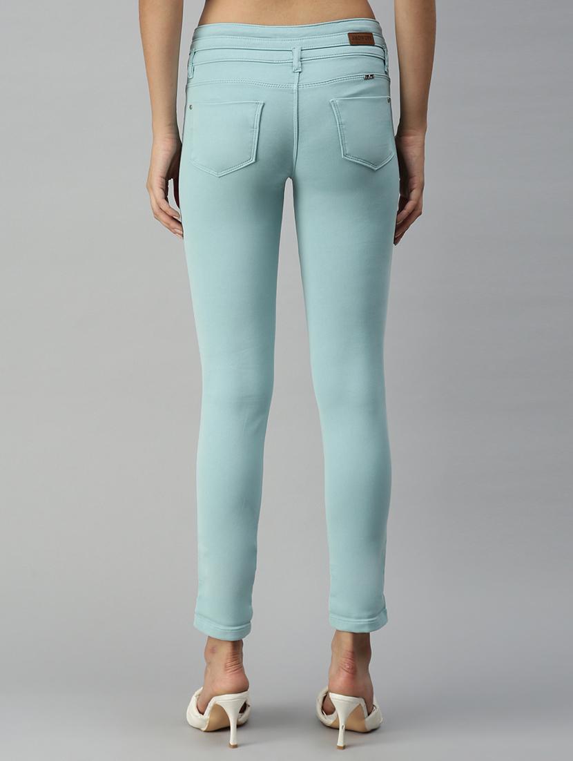mid rise solid denim jean - 18319657 - Zoom Image - 3
