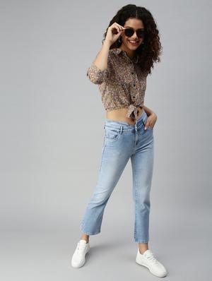 mid rise stone washed jean - 18319673 - Standard Image - 4