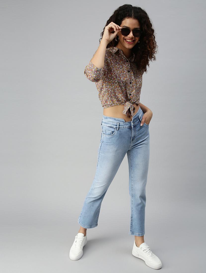 mid rise stone washed jean - 18319673 - Zoom Image - 4