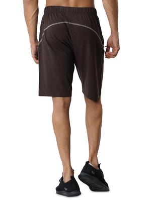 brown solid short - 18319729 - Standard Image - 3
