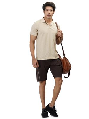 brown solid short - 18319729 - Standard Image - 4