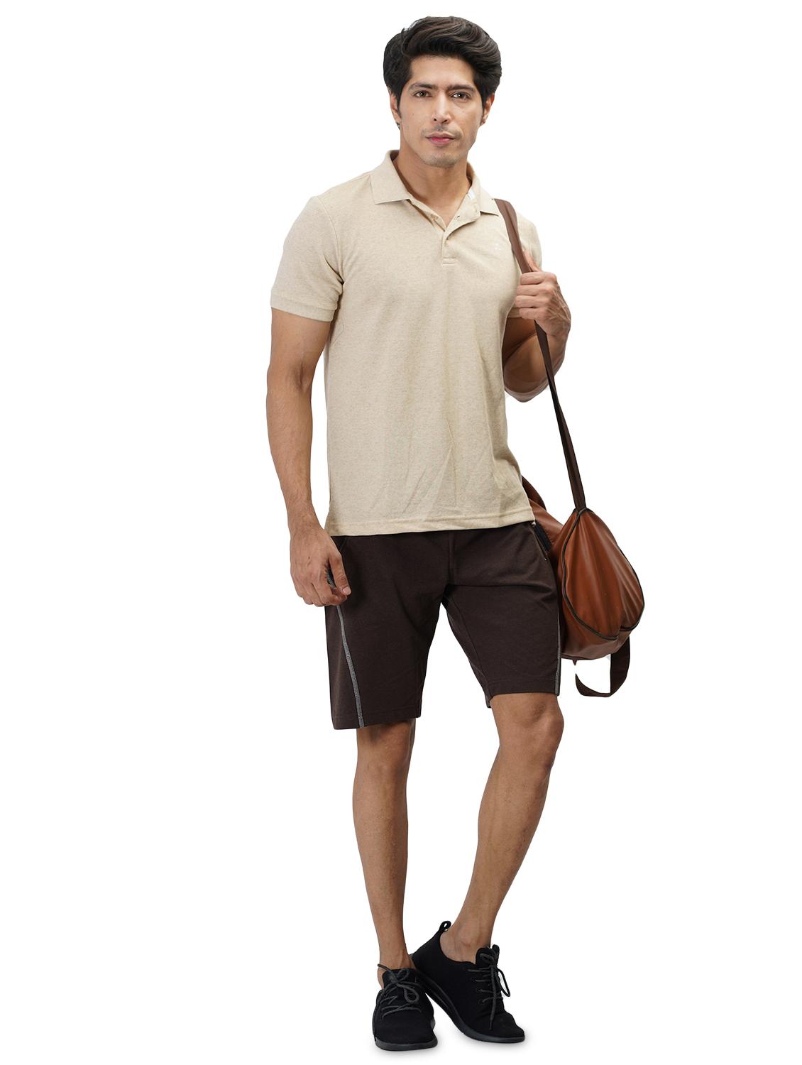 brown solid short - 18319729 - Zoom Image - 4