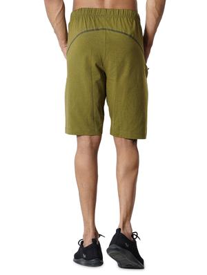 green solid short - 18319733 - Standard Image - 3
