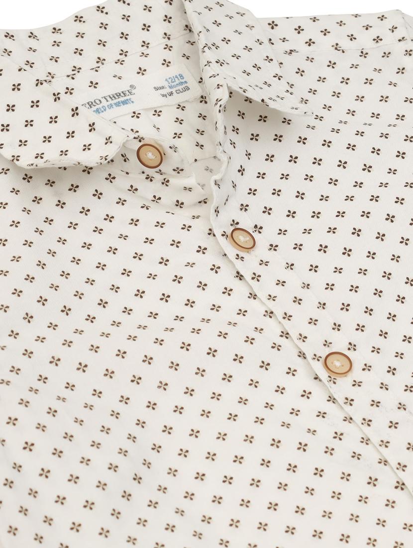 white printed shirt - 18319845 - Zoom Image - 3