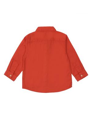 red solid shirt - 18319857 - Standard Image - 2