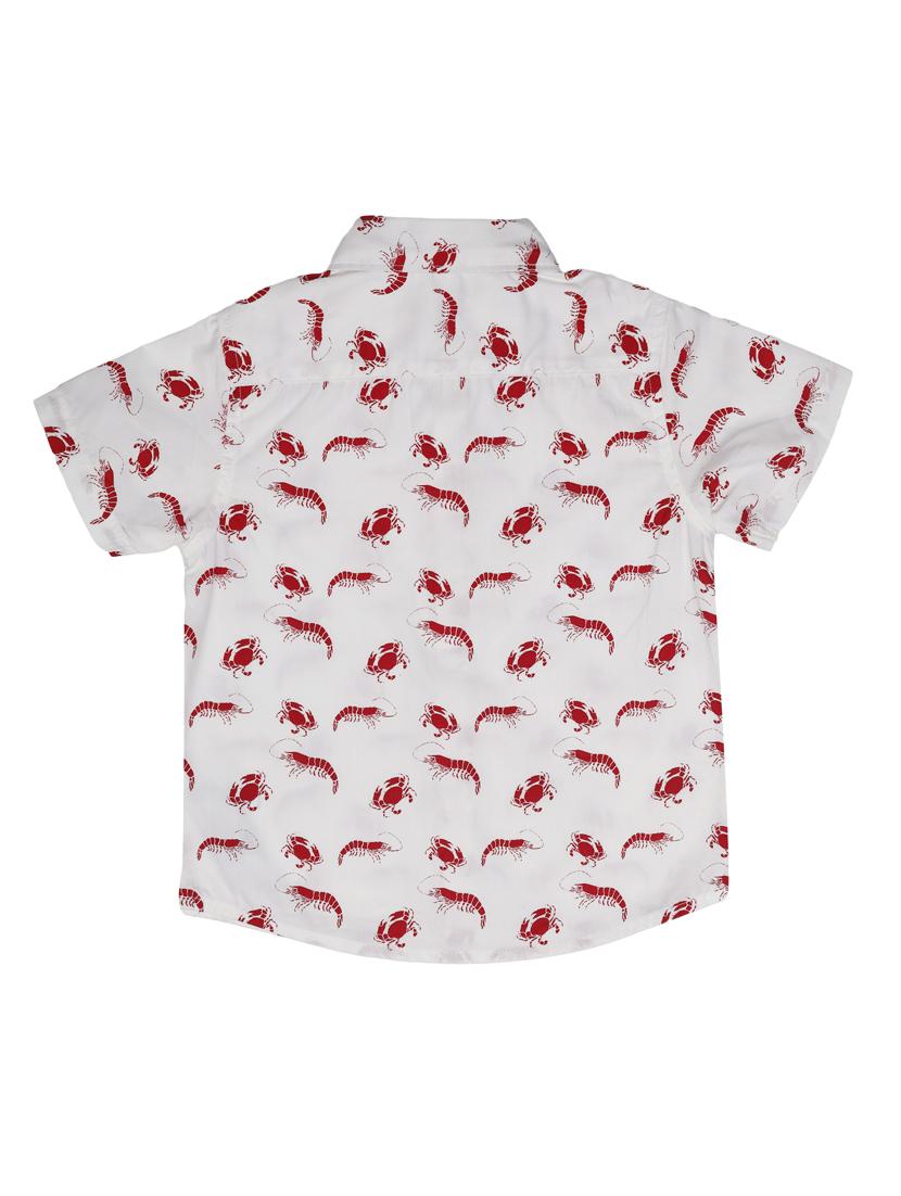 white printed shirt - 18319864 - Zoom Image - 2