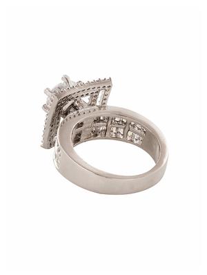 white brass finger ring - 18321673 - Standard Image - 3