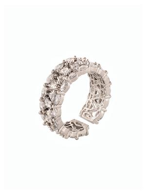 white brass finger ring - 18321676 - Standard Image - 3