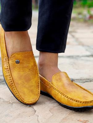 tan slip on loafer - 18322519 - Standard Image - 4