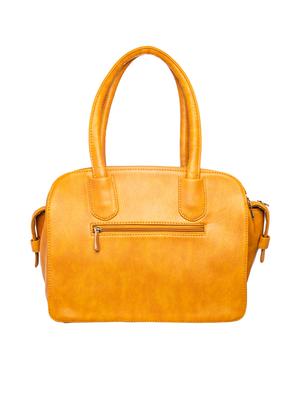 yellow solid regular handbag - 18323340 - Standard Image - 2