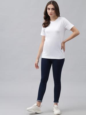 round neck solid tee - 18324505 - Standard Image - 4