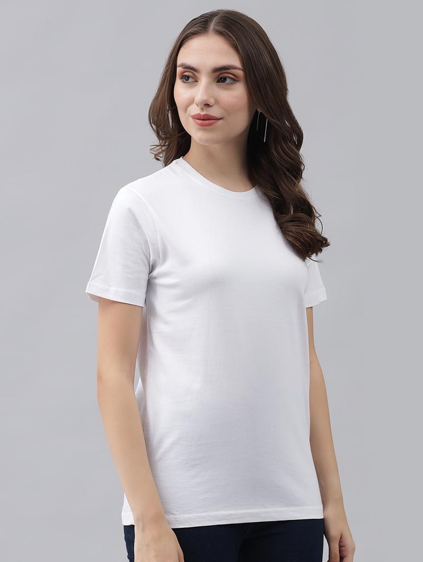 round neck solid tee - 18324505 - Zoom Image - 2