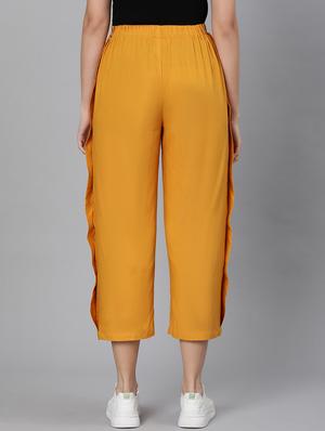 mid rise solid cropped trouser - 18324522 - Standard Image - 3