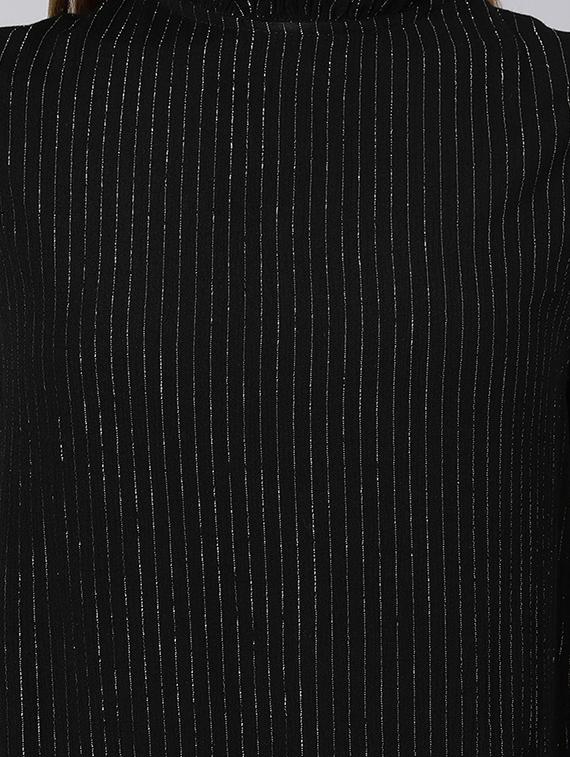 mock neck striped top - 18324634 - Zoom Image - 5