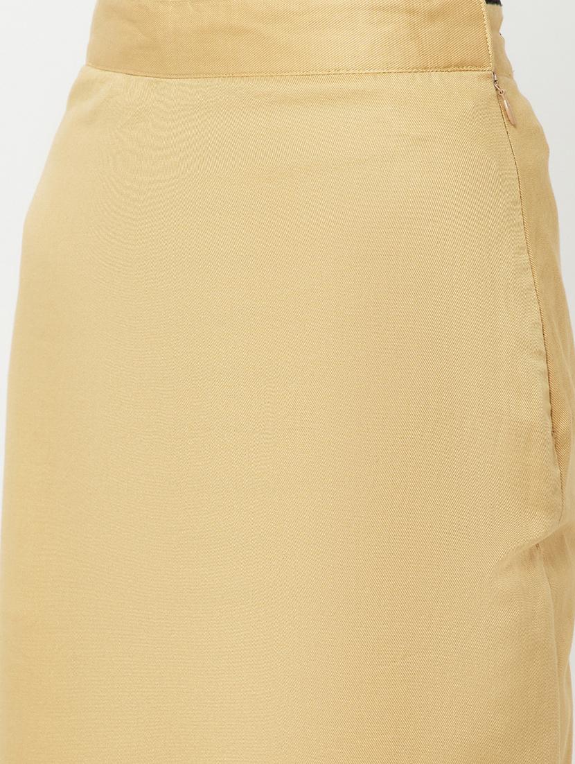 mid rise solid a-line skirt - 18324829 - Zoom Image - 5