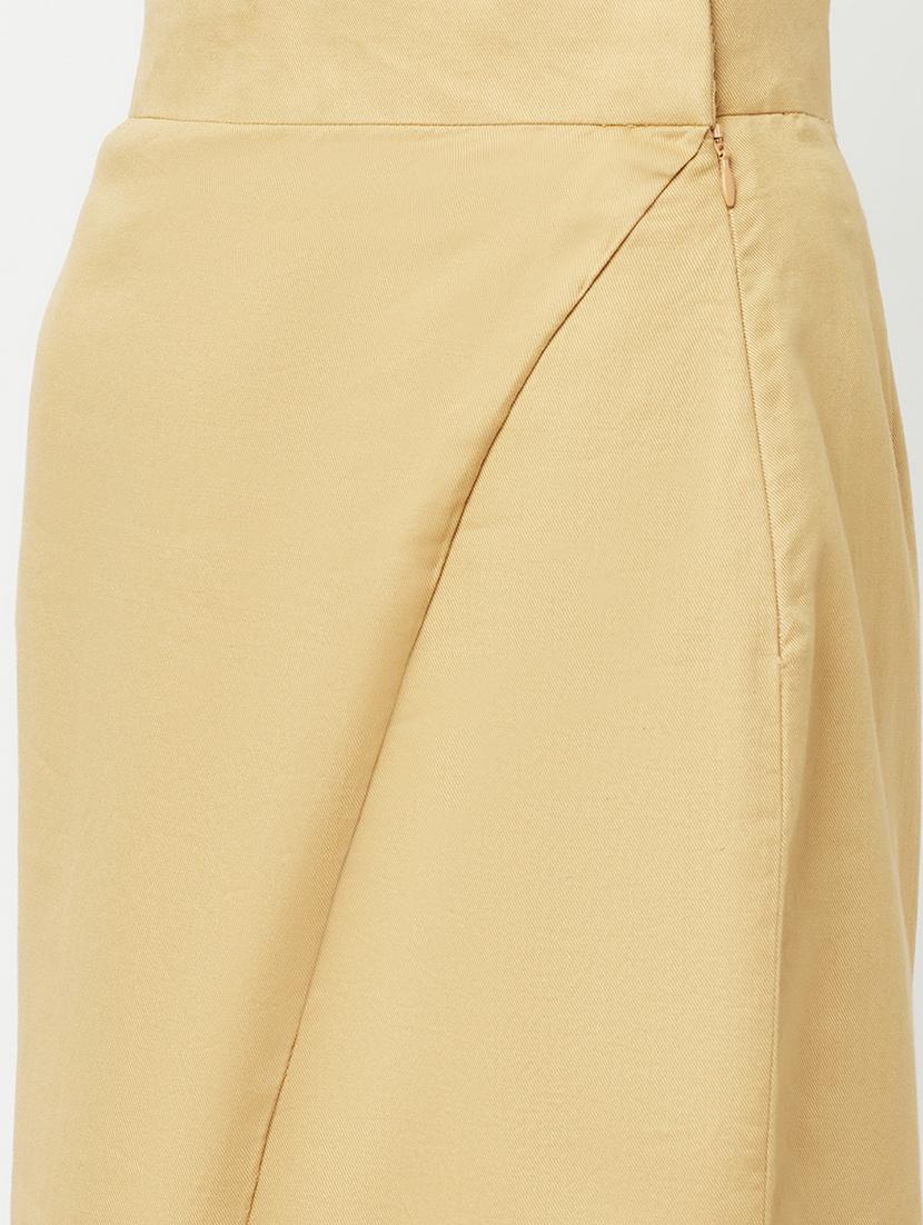 mid rise solid a-line skirt - 18324830 - Zoom Image - 5