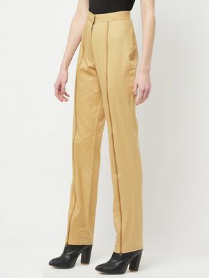 high rise flat front trouser - 18324834 - Standard Image - 2
