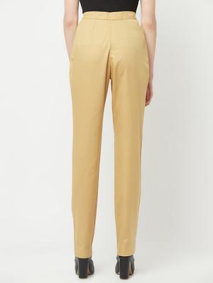 high rise flat front trouser - 18324834 - Standard Image - 3
