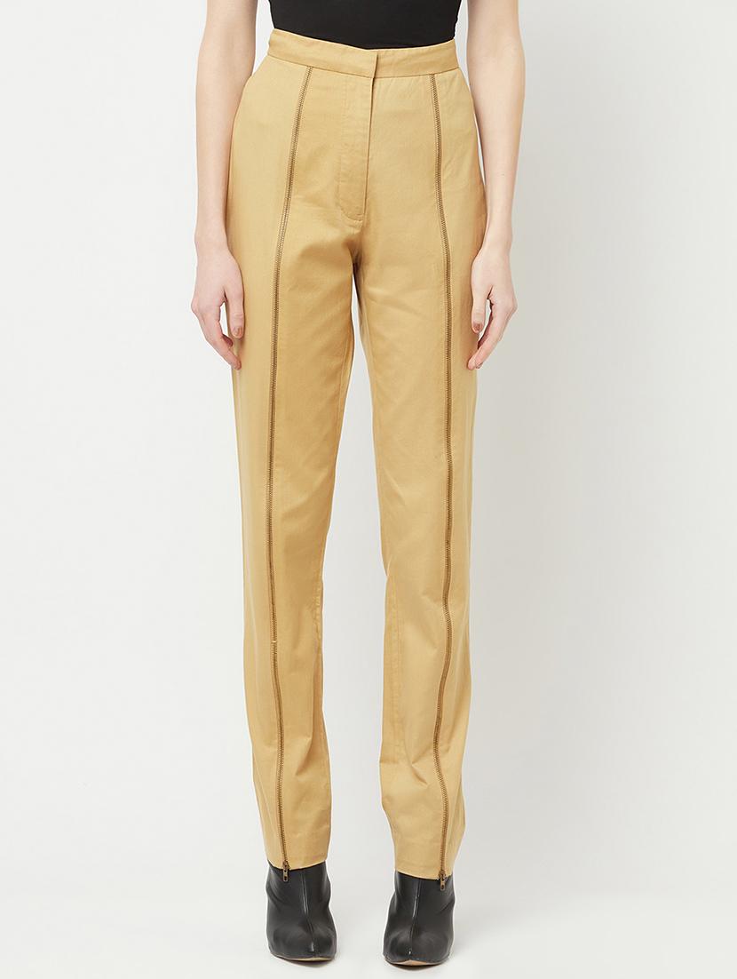 high rise flat front trouser - 18324834 - Zoom Image - 1