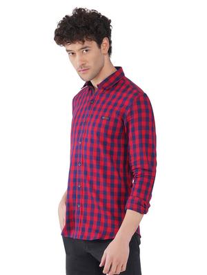 red checkered casual shirt - 18325855 - Standard Image - 2
