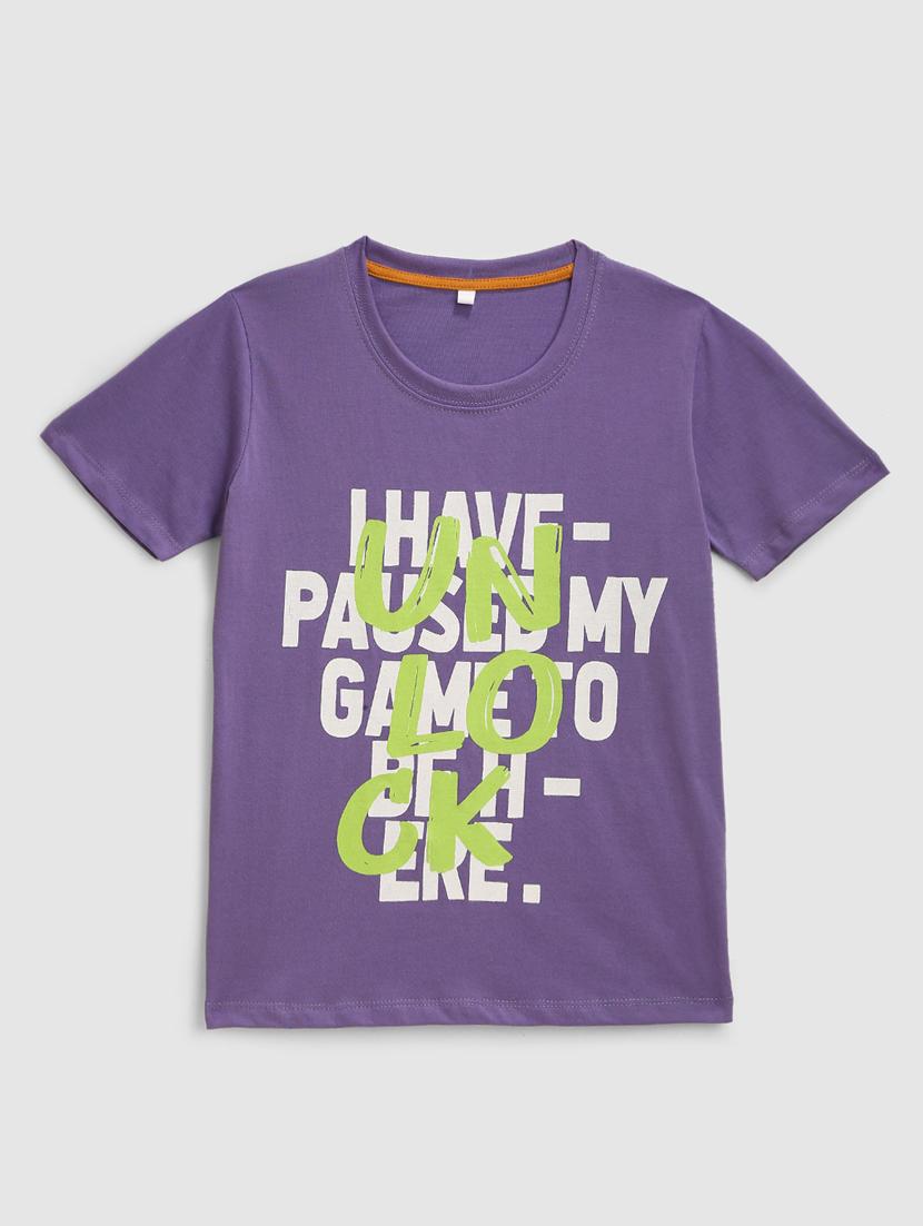 round neck printed t-shirt - 18326384 - Zoom Image - 1