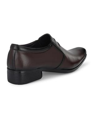 brown leatherette slip on ons - 18326740 - Standard Image - 4