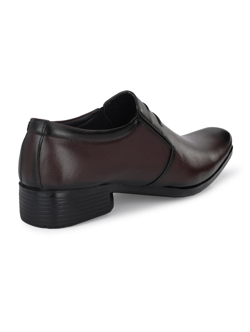 brown leatherette slip on ons - 18326740 - Zoom Image - 4