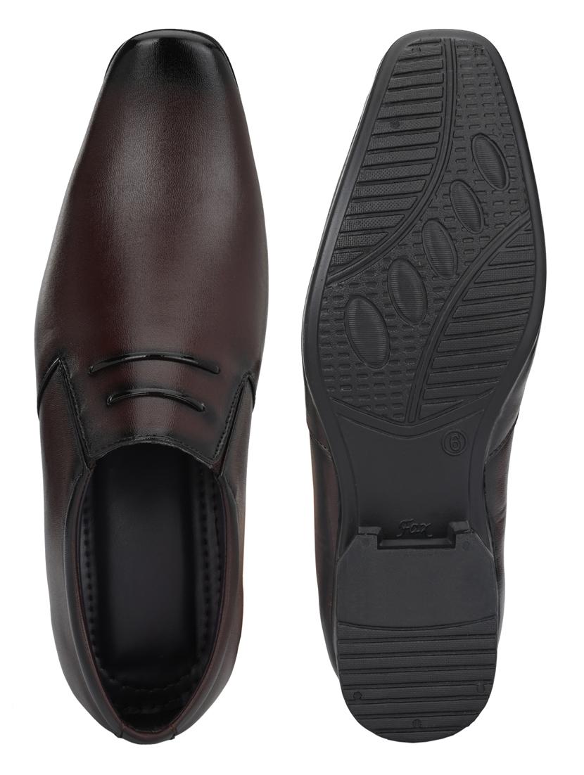 brown leatherette slip on ons - 18326740 - Zoom Image - 5