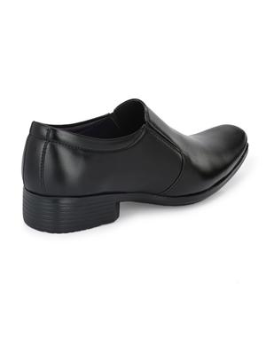 black leatherette slip on ons - 18326741 - Standard Image - 4
