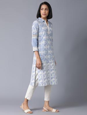 women's straight kurta - 18327010 -  Standard Image - 1