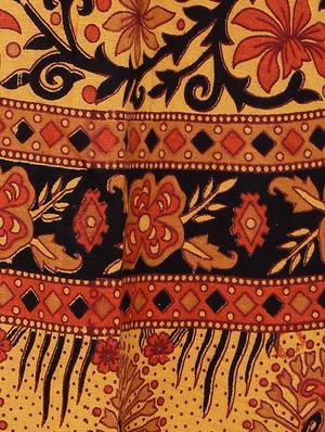 yellow printed flared skirt - 18327750 - Standard Image - 5