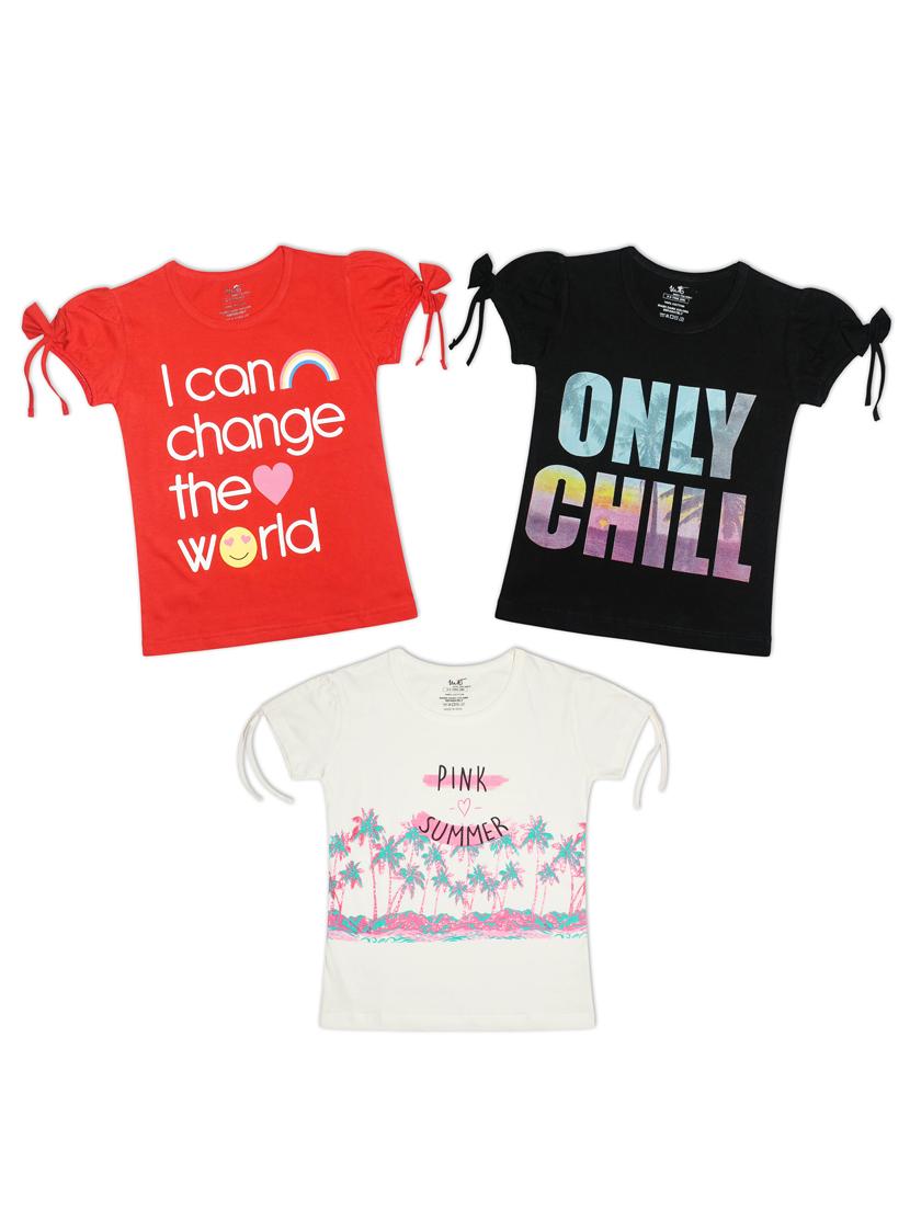 pack of 3 printed tee - 18327902 - Zoom Image - 1