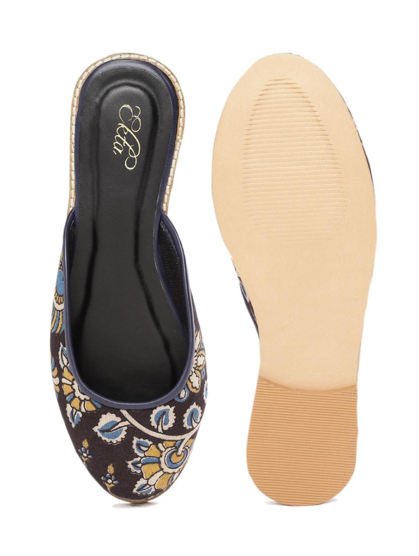 multi colored slip on mules - 18328142 - Zoom Image - 4