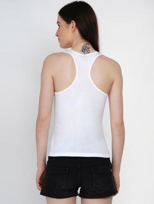 round neck solid tank top - 18328168 - Standard Image - 3