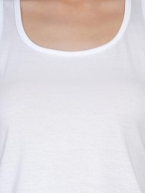 round neck solid tank top - 18328168 - Standard Image - 5