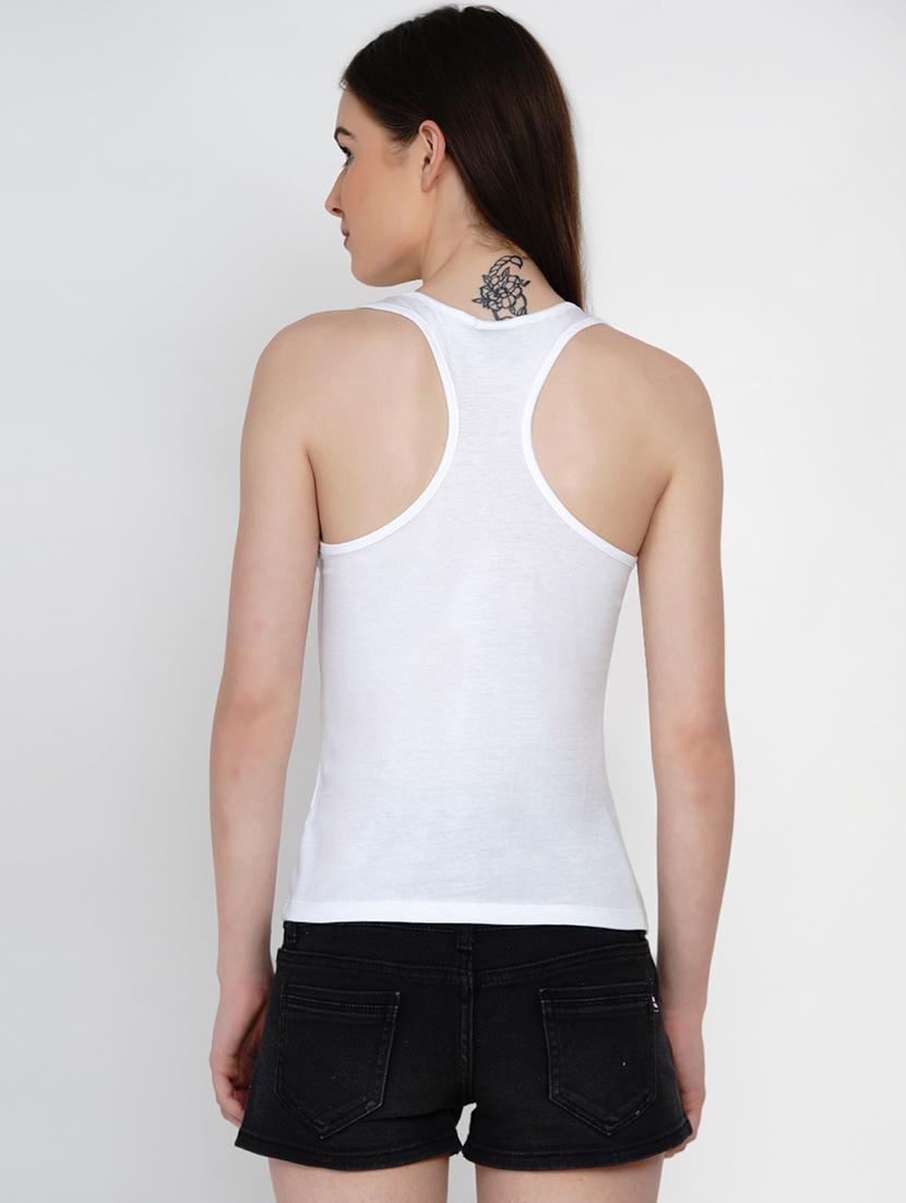round neck solid tank top - 18328168 - Zoom Image - 3