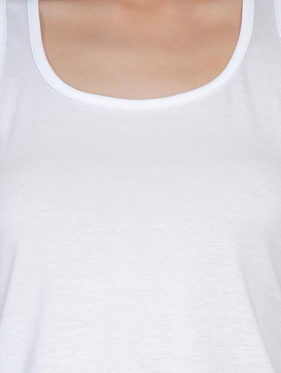 round neck solid tank top - 18328168 - Zoom Image - 5