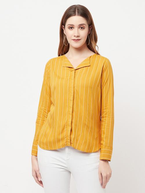 long sleeved striped top - 18328659 - Standard Image - 1