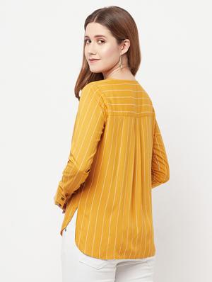 long sleeved striped top - 18328659 - Standard Image - 3