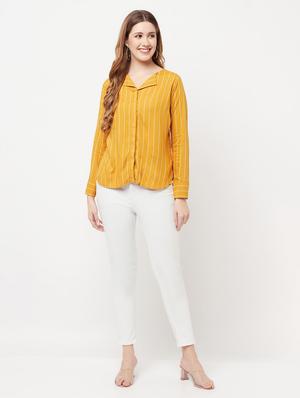 long sleeved striped top - 18328659 - Standard Image - 4