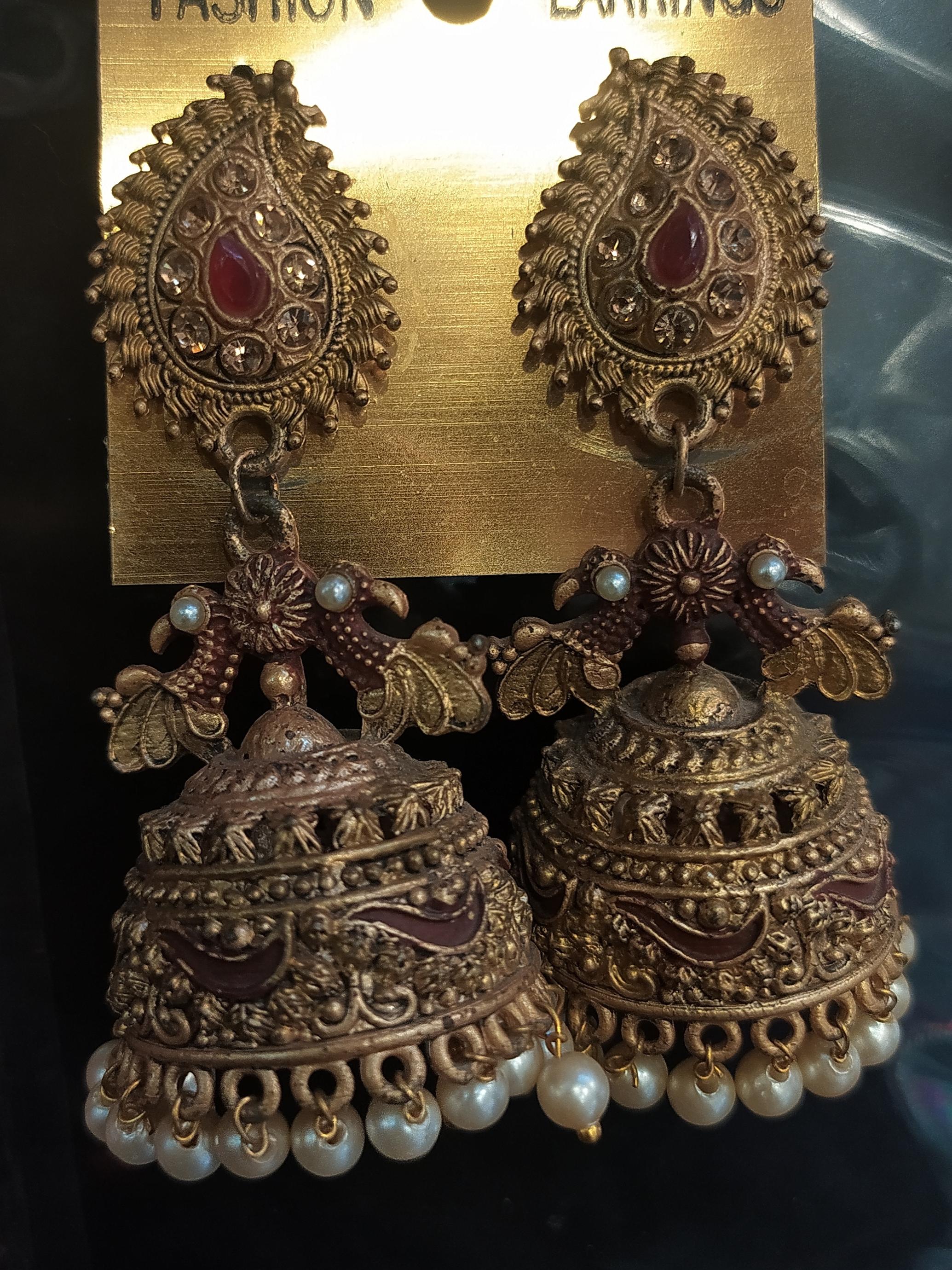 earrings for women gold color - 18328725 - Zoom Image - 2