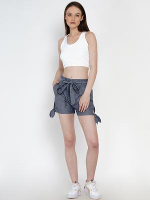 grey solid regular short - 18329196 - Standard Image - 4