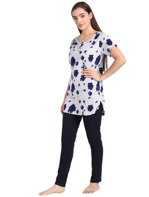 printed nightwear pyjama set - 18329351 - Standard Image - 2