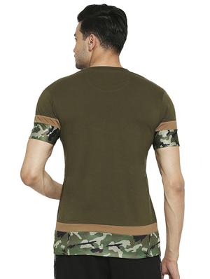 green solid t-shirt - 18329969 - Standard Image - 3