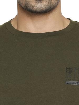 green solid t-shirt - 18329969 - Standard Image - 5