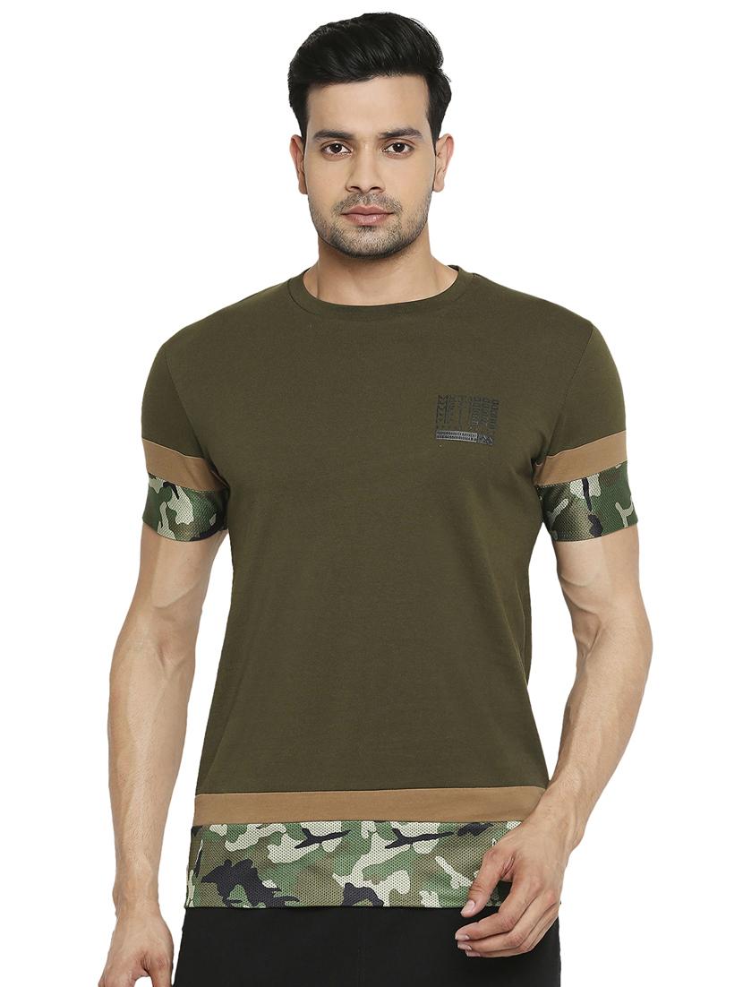 green solid t-shirt - 18329969 - Zoom Image - 1