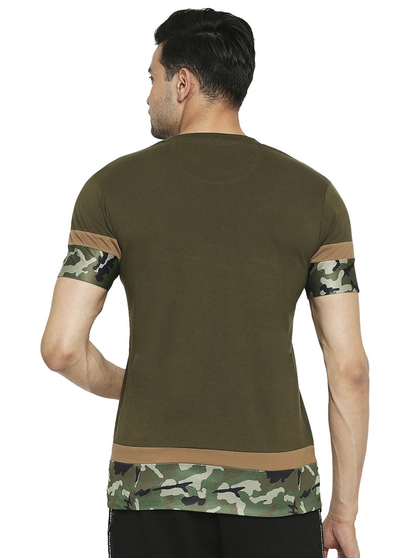 green solid t-shirt - 18329969 - Zoom Image - 3