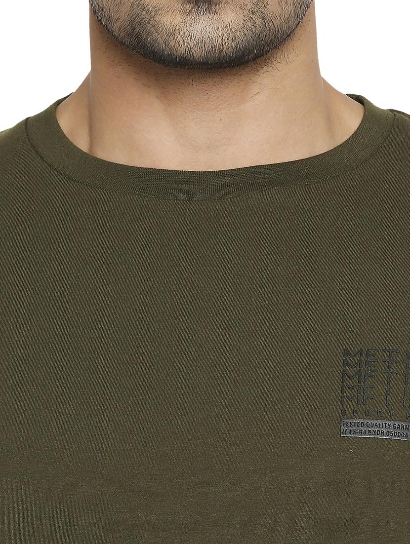 green solid t-shirt - 18329969 - Zoom Image - 5